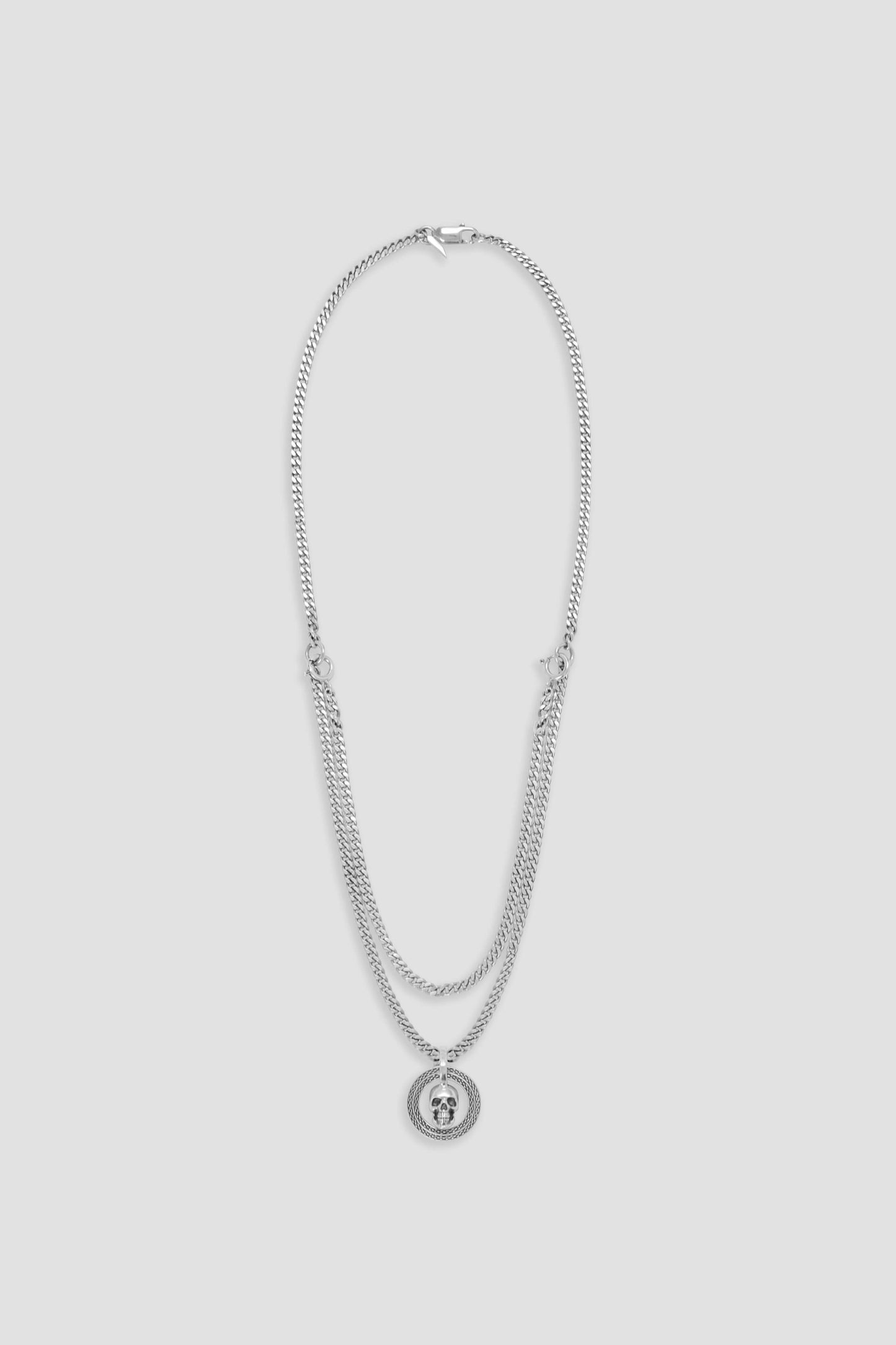 MODULAR SKULL PENDANT + CHAIN
