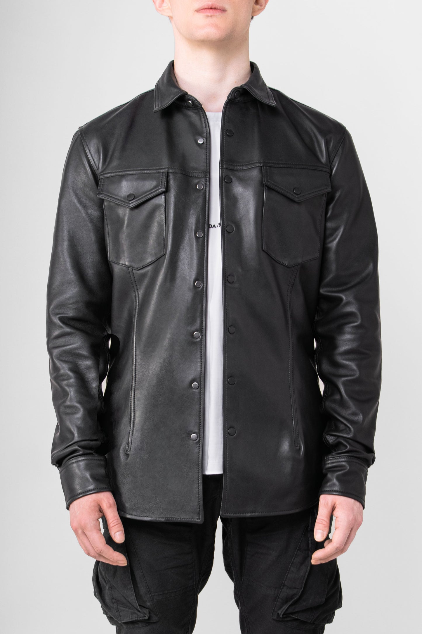 BODA Leather Shirt Tall