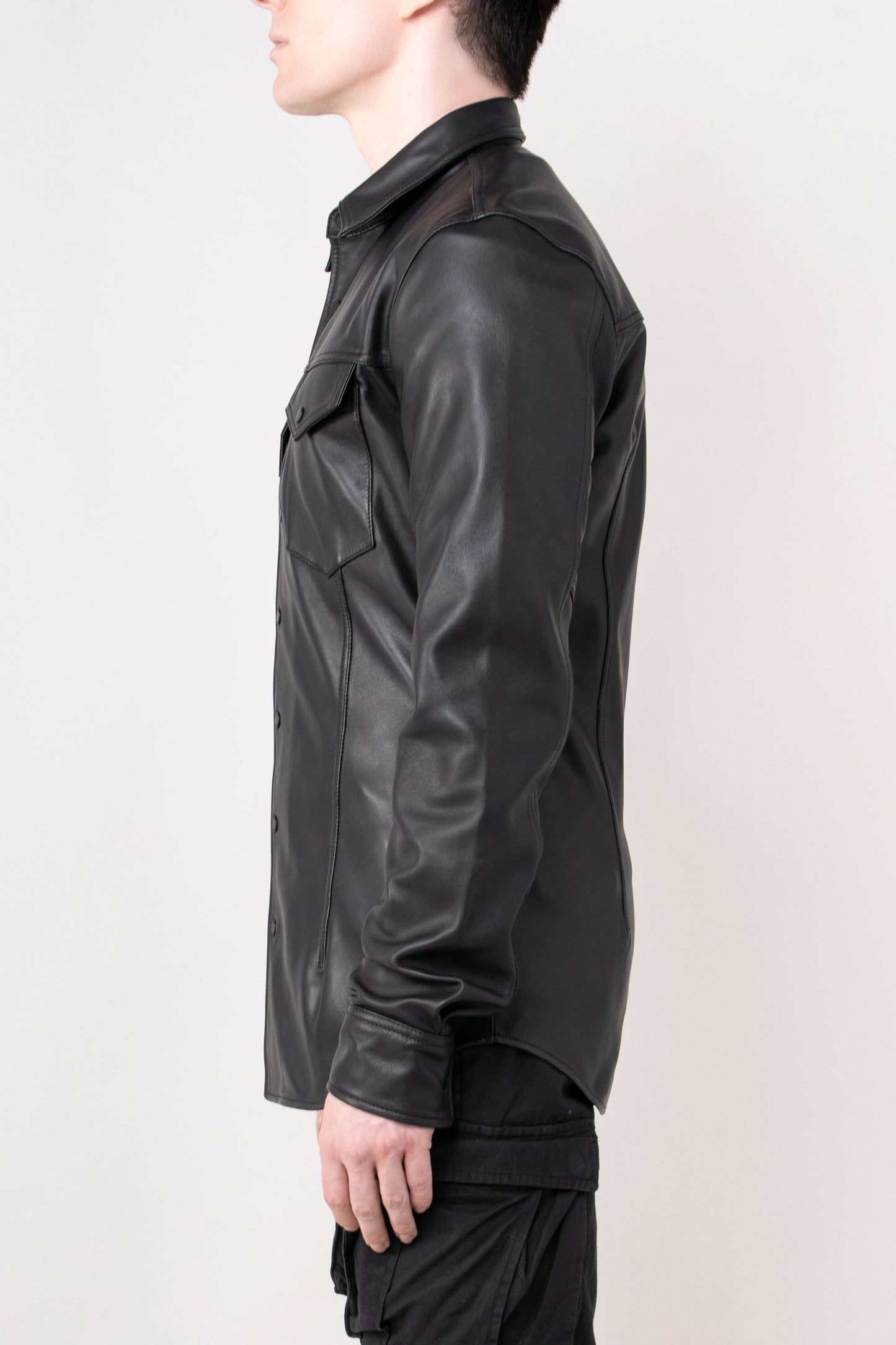 BODA Leather Shirt Tall