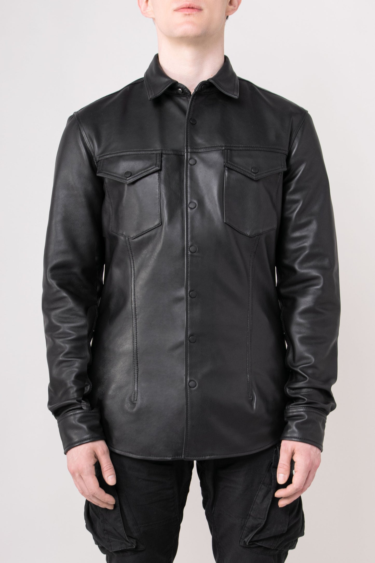 BODA Leather Shirt Tall