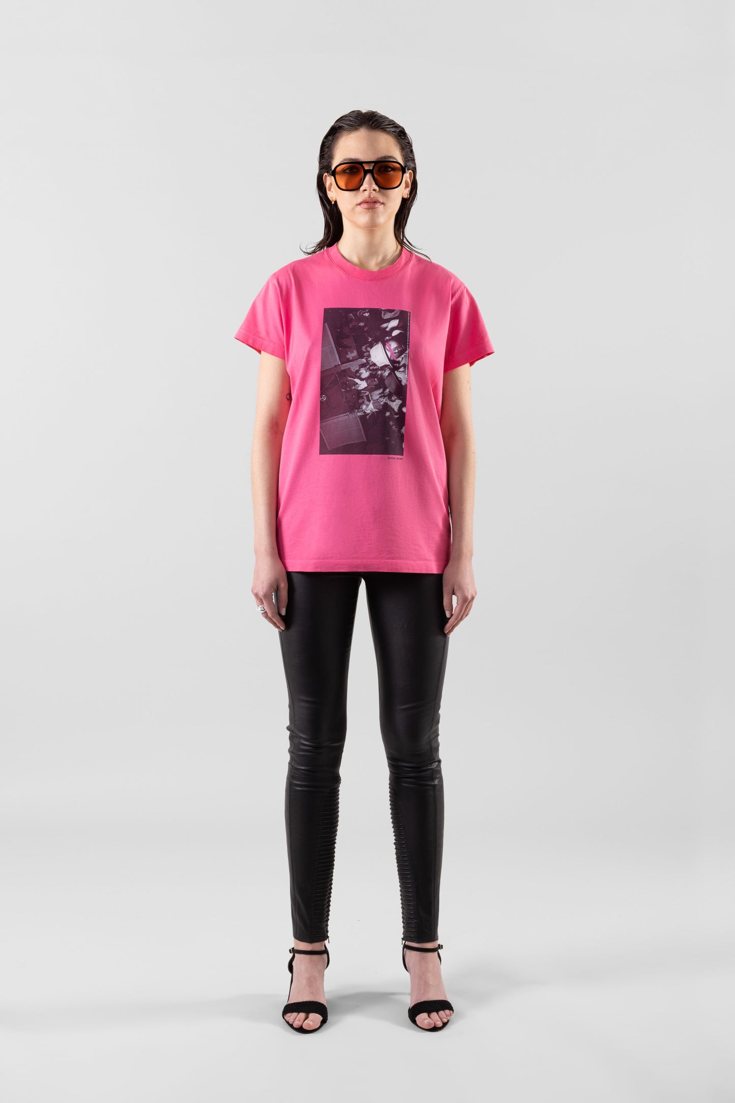 '88 RAVERS TEE - WASHED ACID PINK