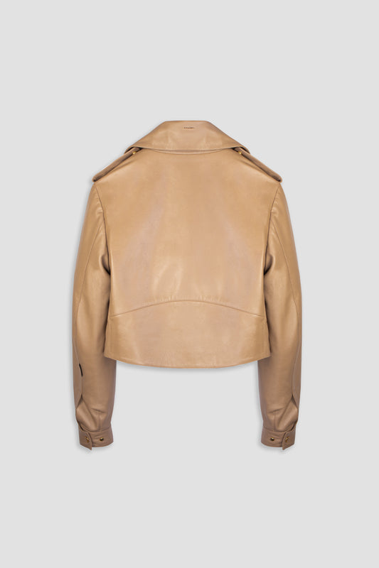 Cropped Blouson Sand - Tall