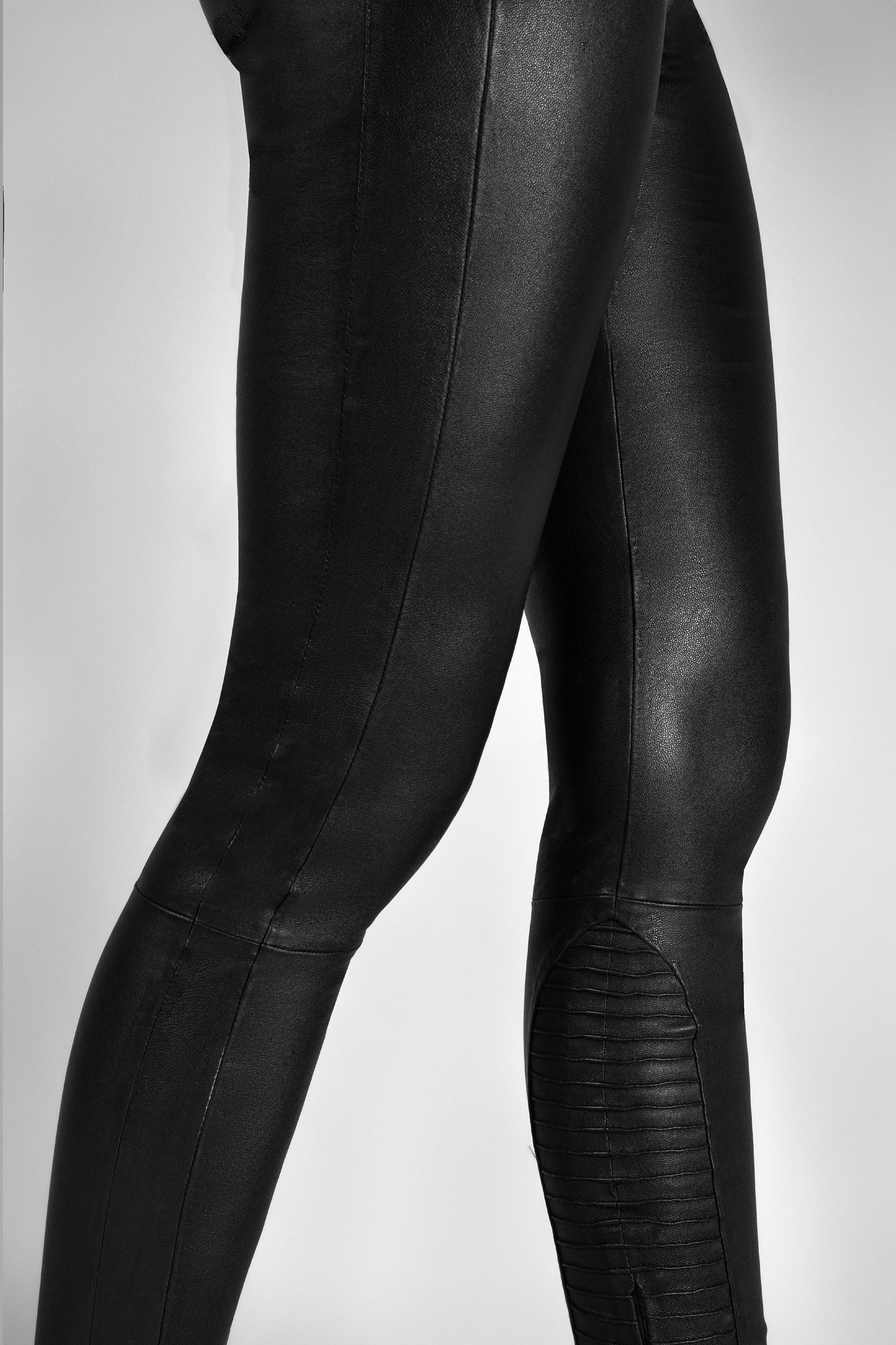 Kay Michaels Leather Leggings - Black (WOMAN)