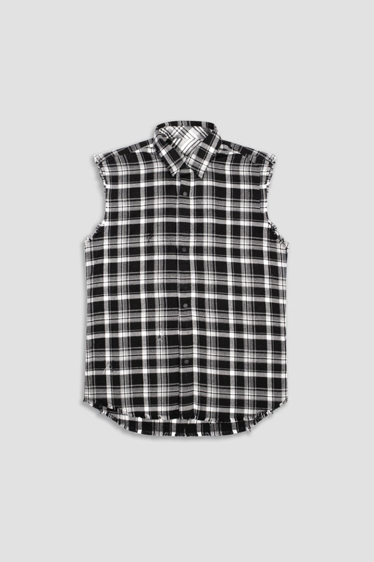 NATURAL BORN SINNER SLEEVELESS SHIRT TALL