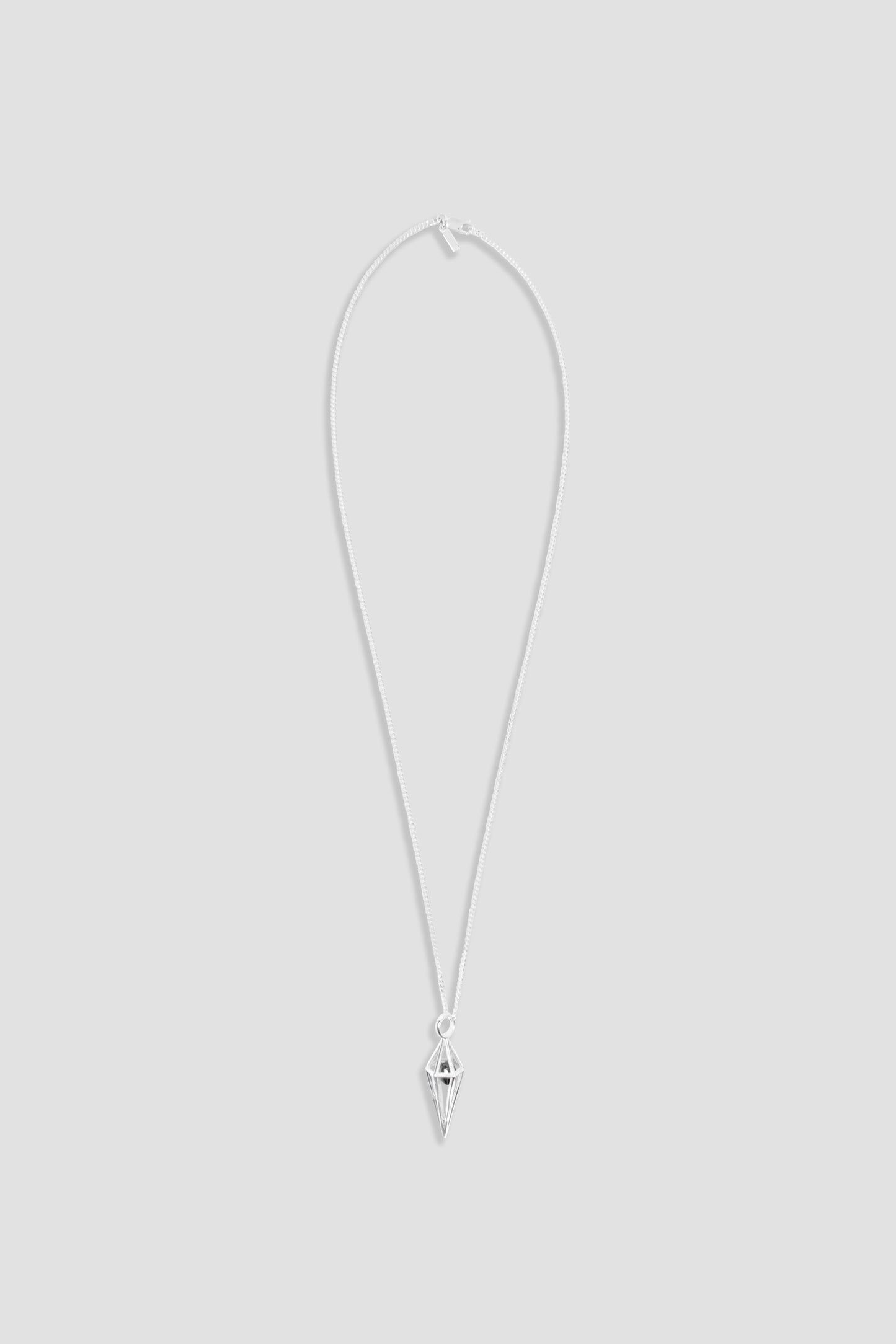 Shungite Geometric Pendant + Chain