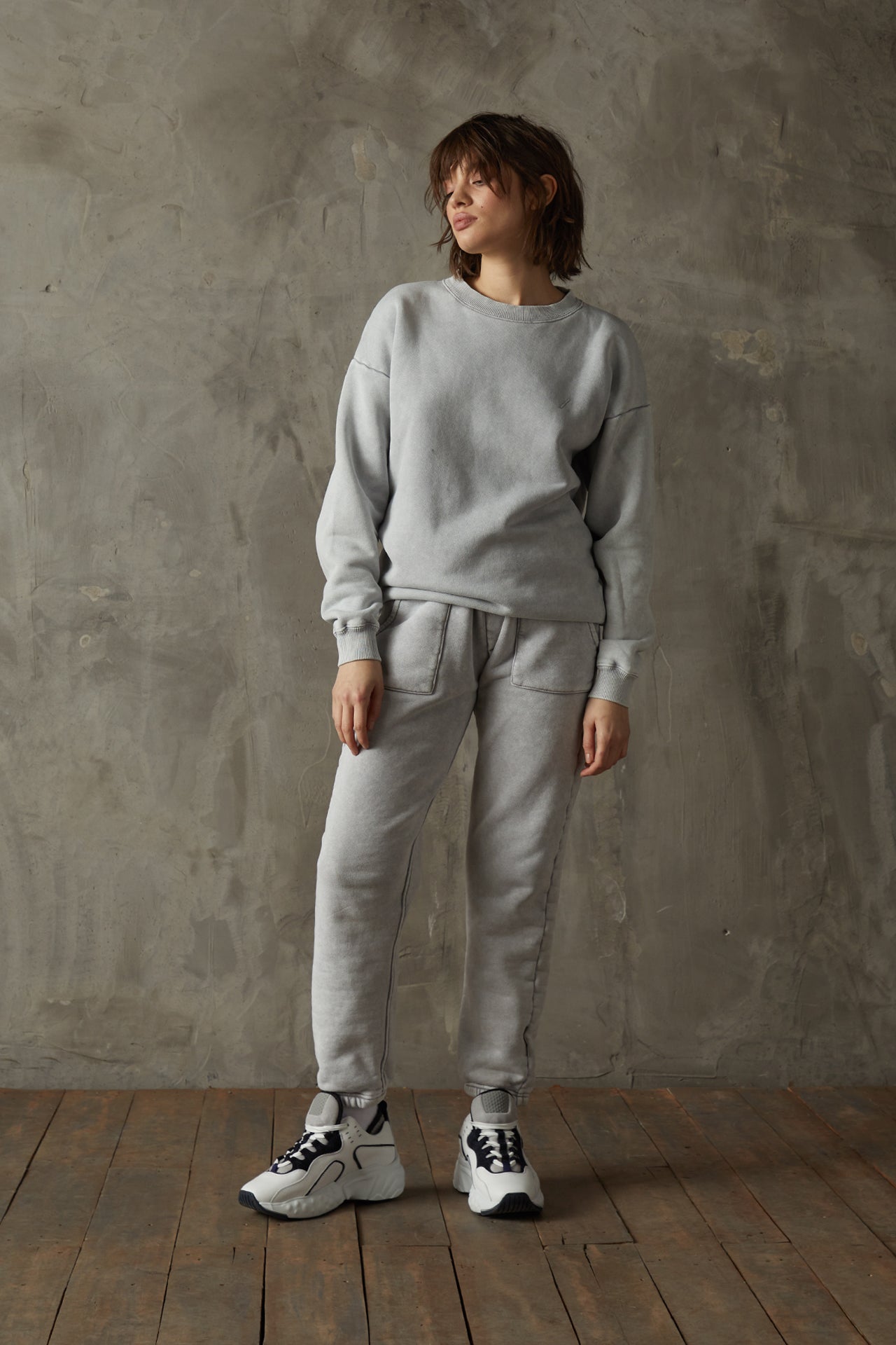 530 Washed Stone Grey Sweatshirt