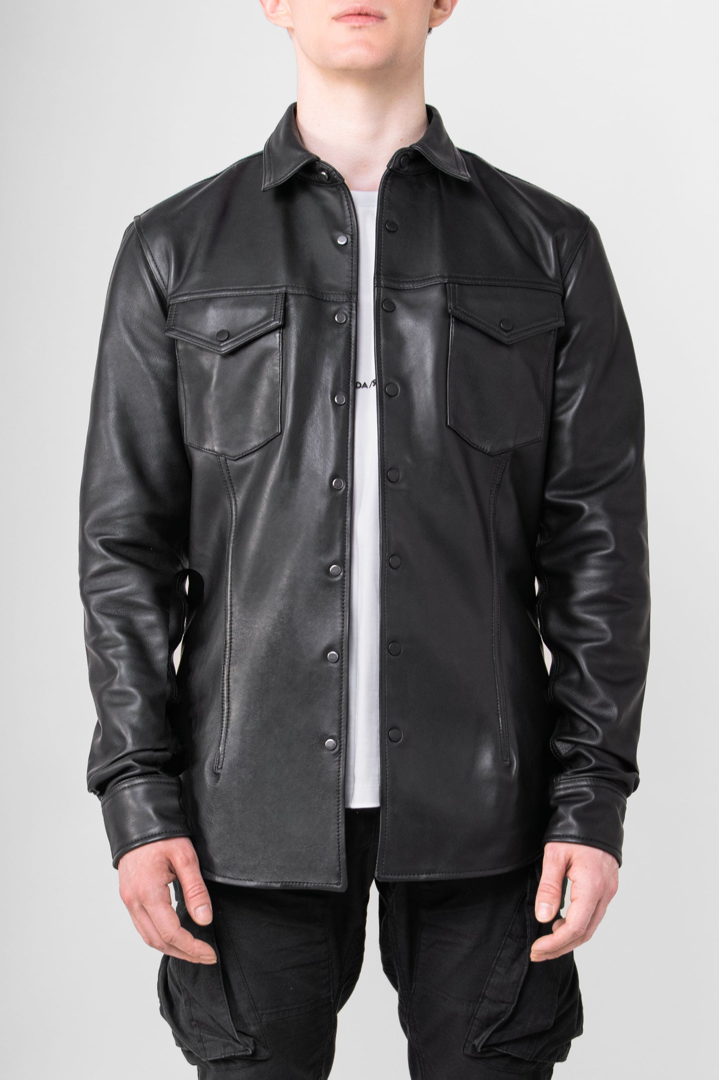 BODA Leather Shirt Tall