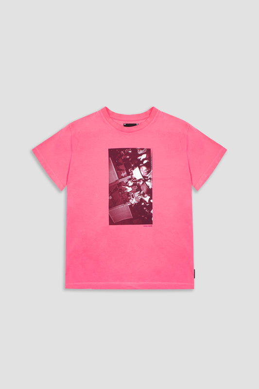 '88 RAVERS TEE - WASHED ACID PINK