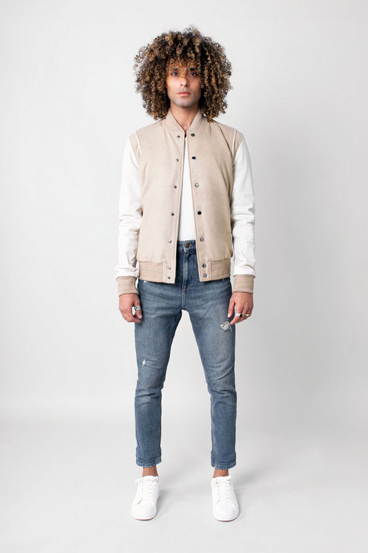 Varsity Ecru Tall (Man)
